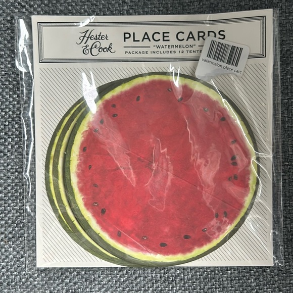 Hester & Cook
“WATERMELON"
INCLUDES 12 TENTED PLACECARDS - Picture 4 of 6